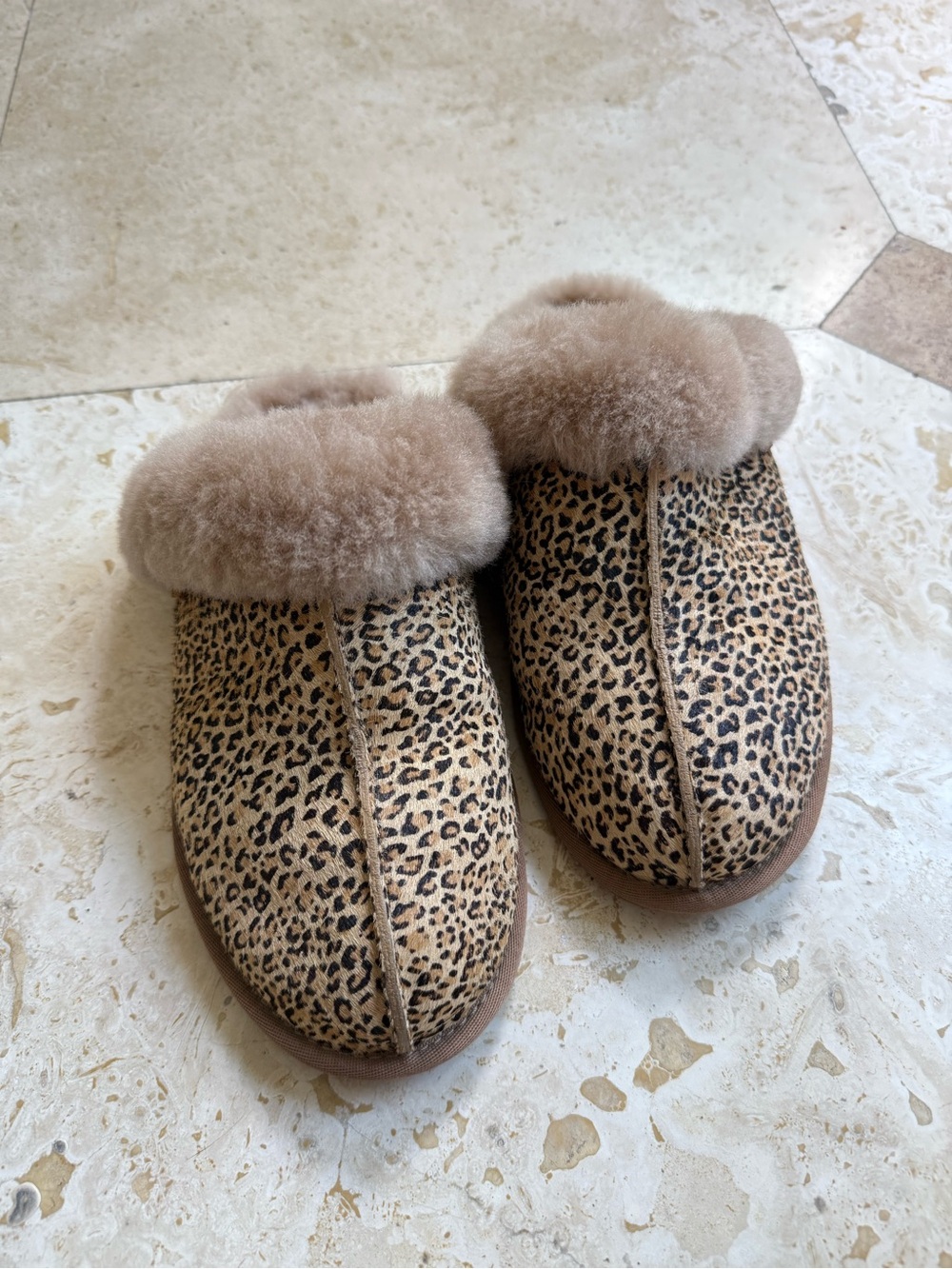 UGG Scuffette II Speckles Shearling Mule Slippers